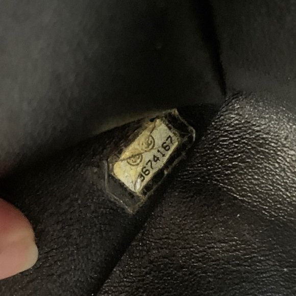 Chanel Classic Quilted Double Flap Black Patent Leather Jumbo Bag - Picture 10 of 17